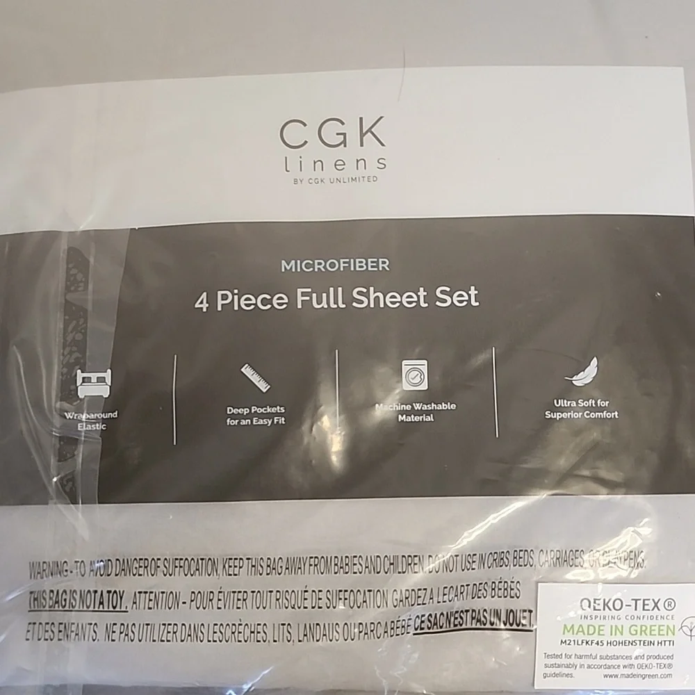 CGK LINENS FULL SIZE
